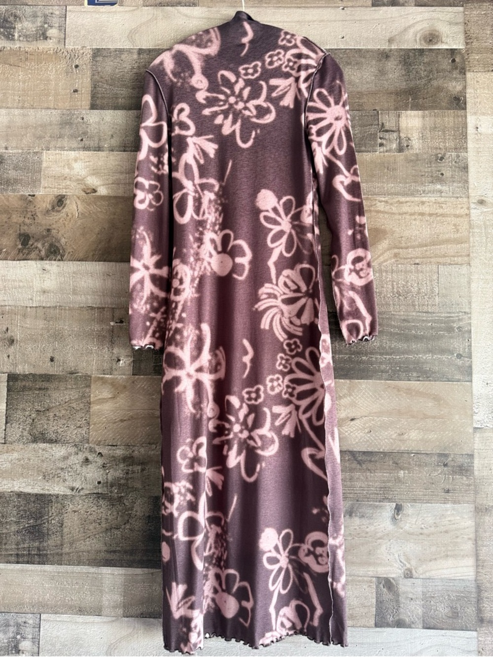 Boho -chic Topshop Mauve Pink Floral Maxi Dress 🥰 - Picture 6 of 10
